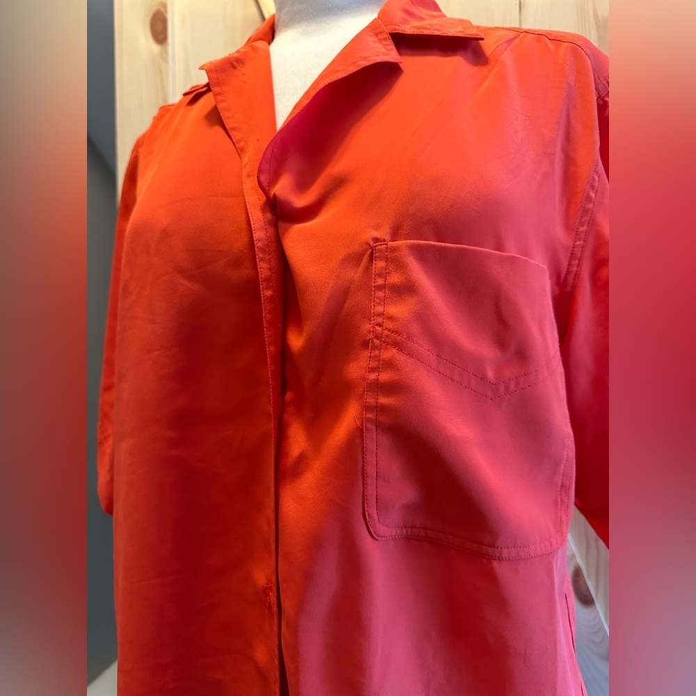 Vintage Christian Dior Chemises Button Down Shirt Blouse Chemise - Picture 6 of 6